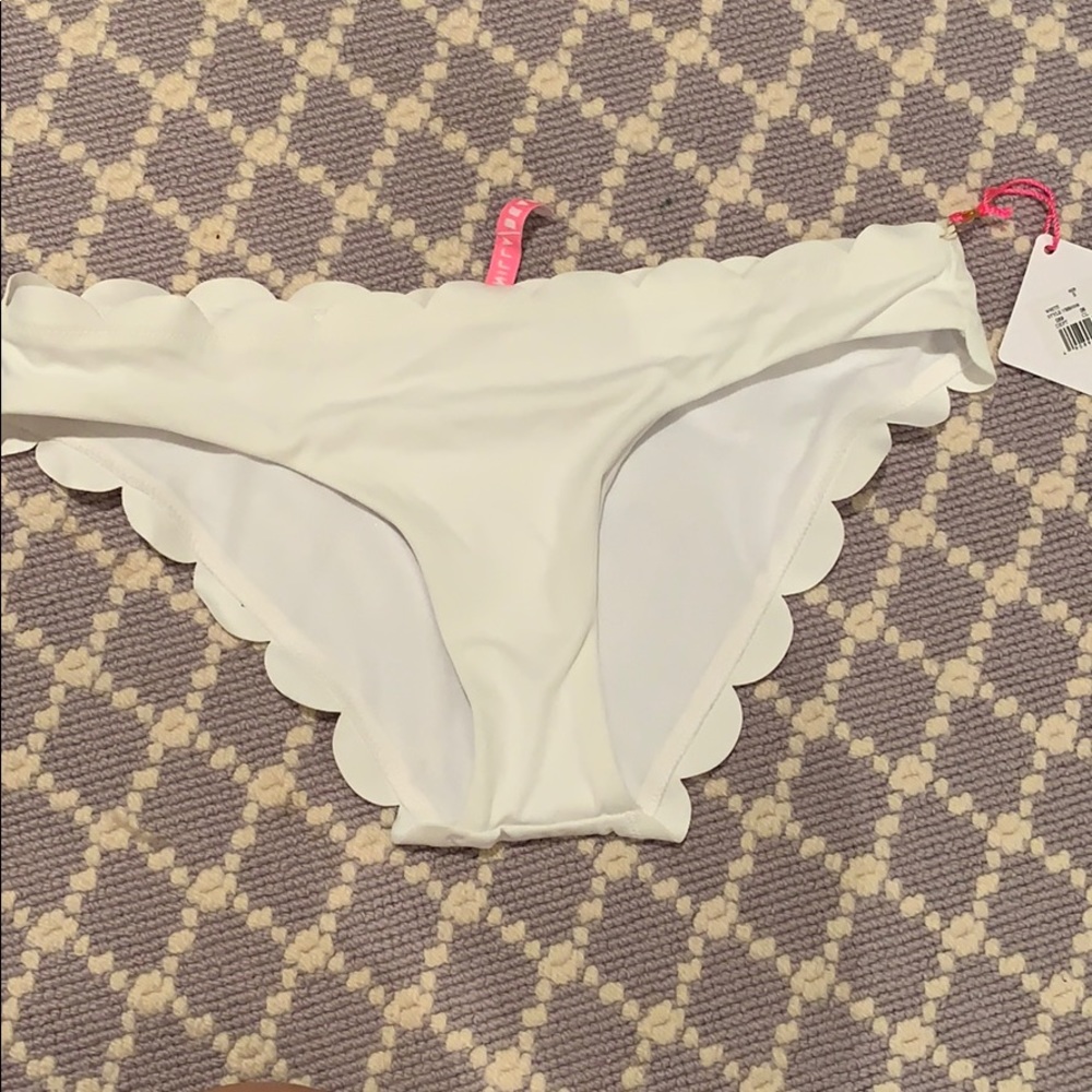 White bathing suit bottoms